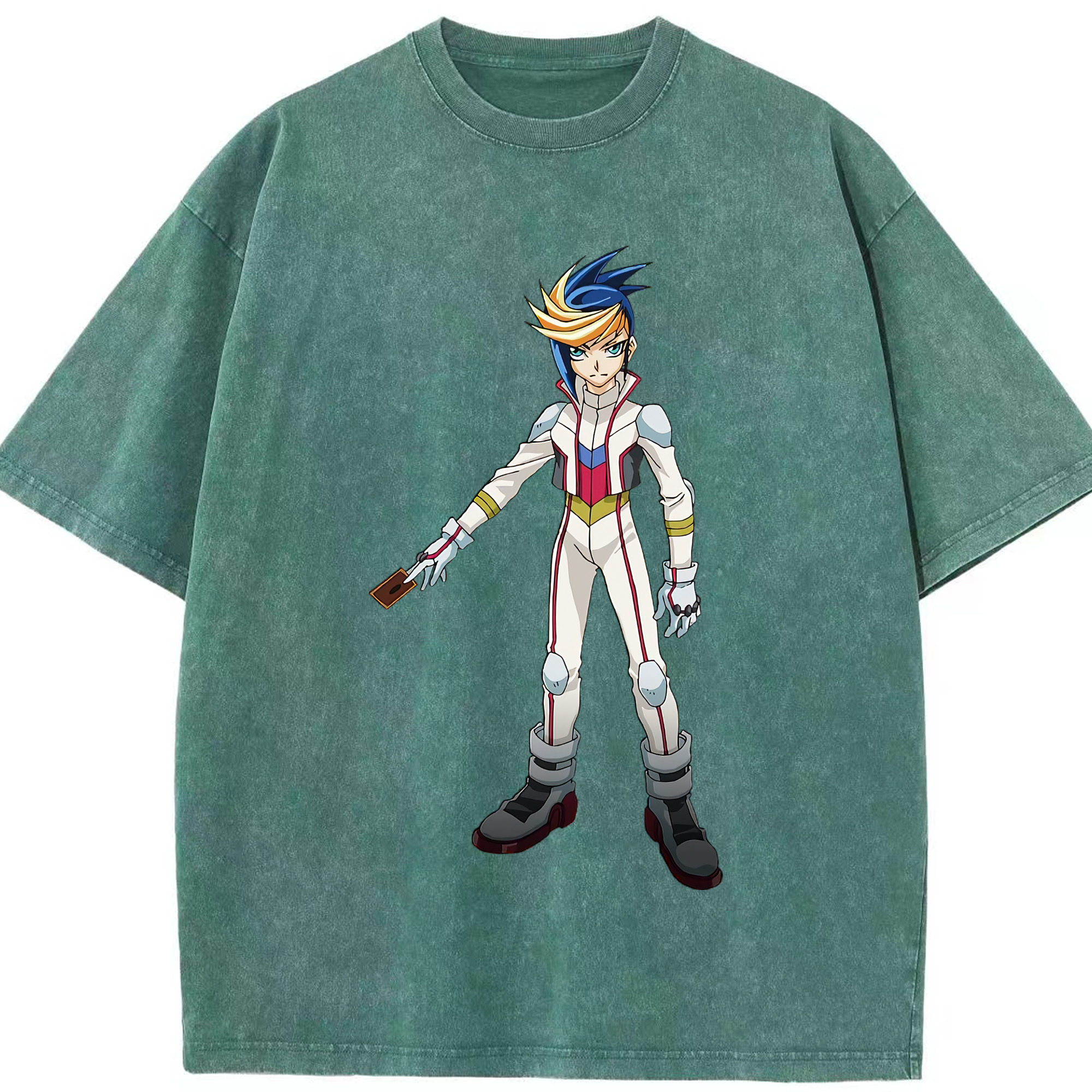 （画像用） 遊☆戯☆王 Yu-Gi-Oh! 綿100% ヴィンテージ風 半袖Tシャツ（フロントプリント）